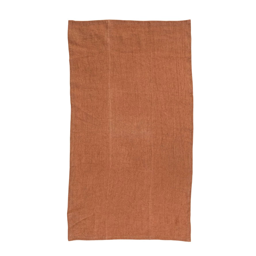 Stone Washed Linen Tea Towel